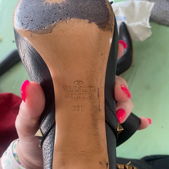 Valentino Rock Stud ankle strap boot - Picture 2 of 4